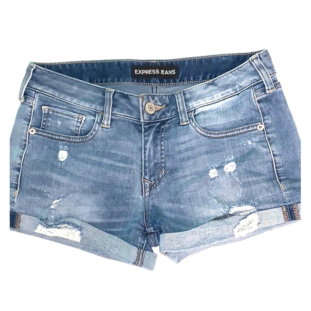 Express Distressed Shorts